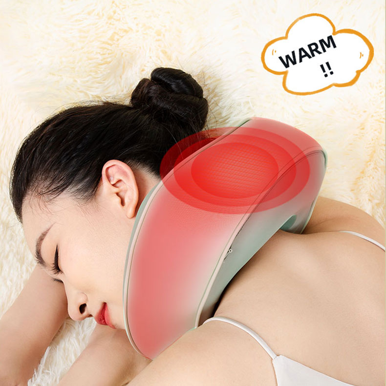 Travesseiro de massagem no pescoço de forma portátil